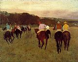 Racehorses at Longchamp